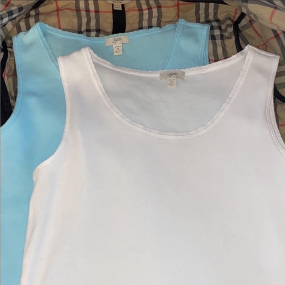 Set of 2 J. Jill Classic Ribbed Tanks S
